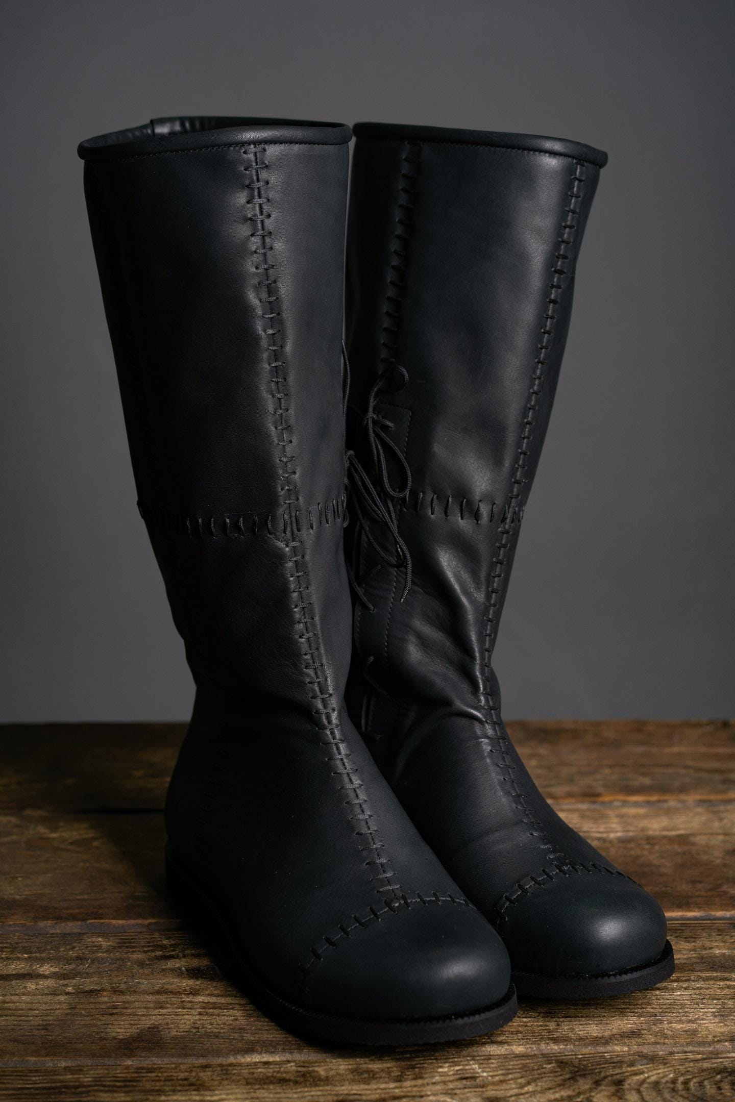 Aragorn's Black Leather Boots