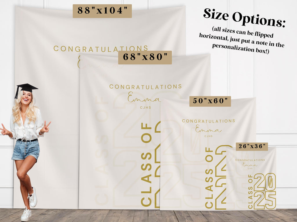 Class of 2025 Custom Graduation Banner