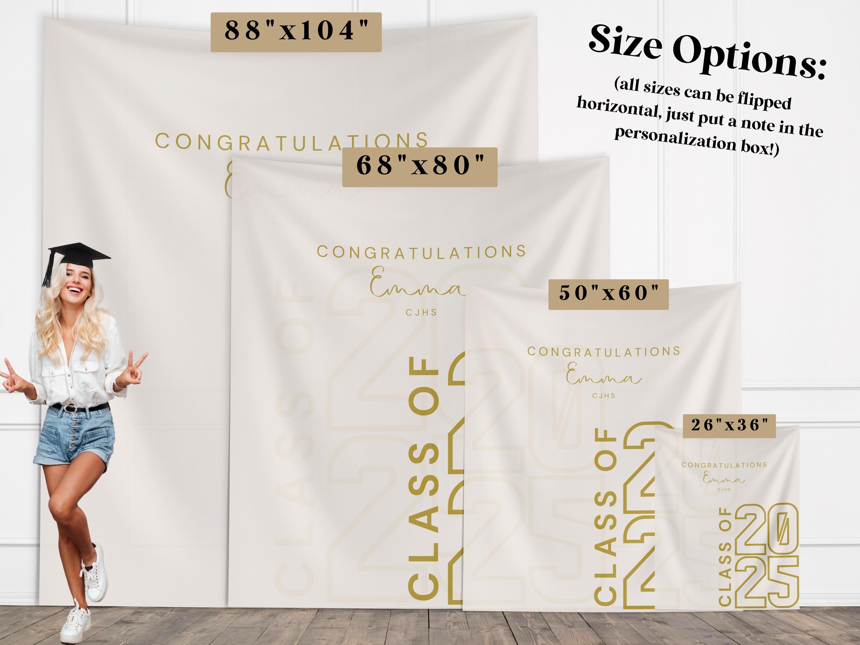 Class of 2025 Custom Graduation Banner