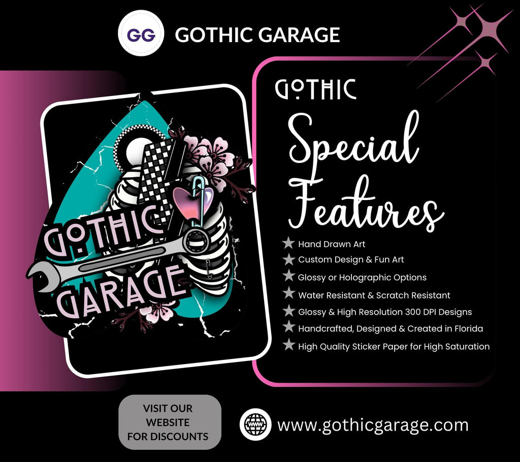 Horror Arcade Sticker Sheet – Creepy Tokens, Haunted Games & Retro Gore Galore