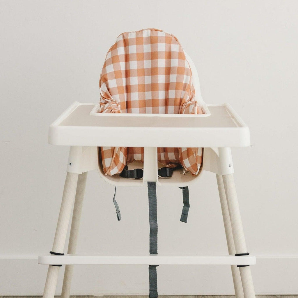 Burnt Orange Gingham IKEA Antilop Cushion Cover