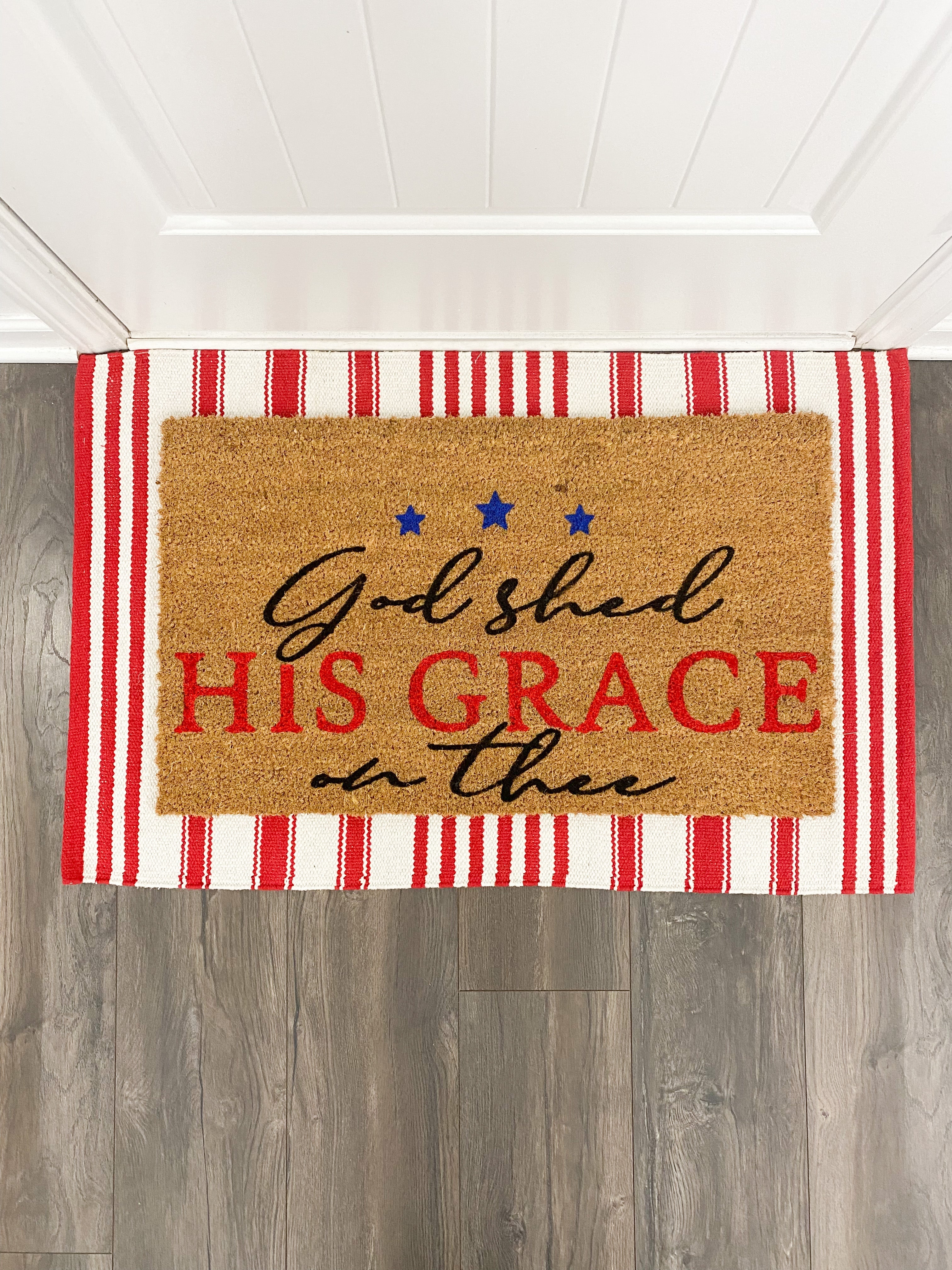 God Shed His Grace On Thee Doormat