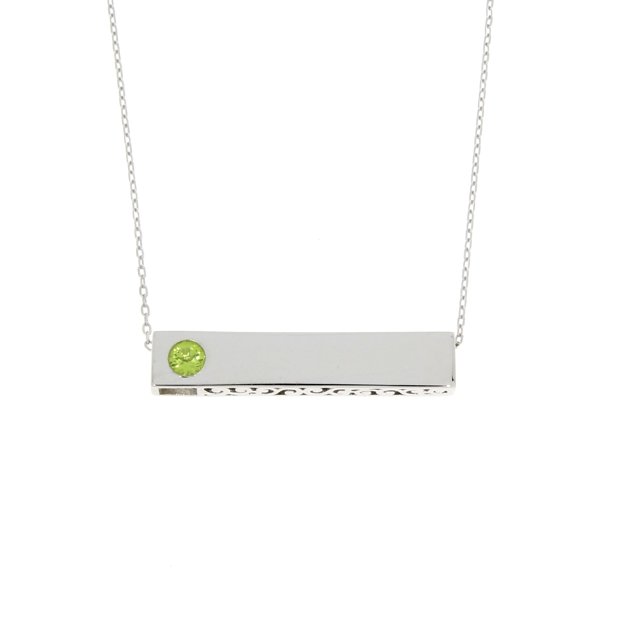Genuine Peridot Fashion Pendants Sterling Silver
