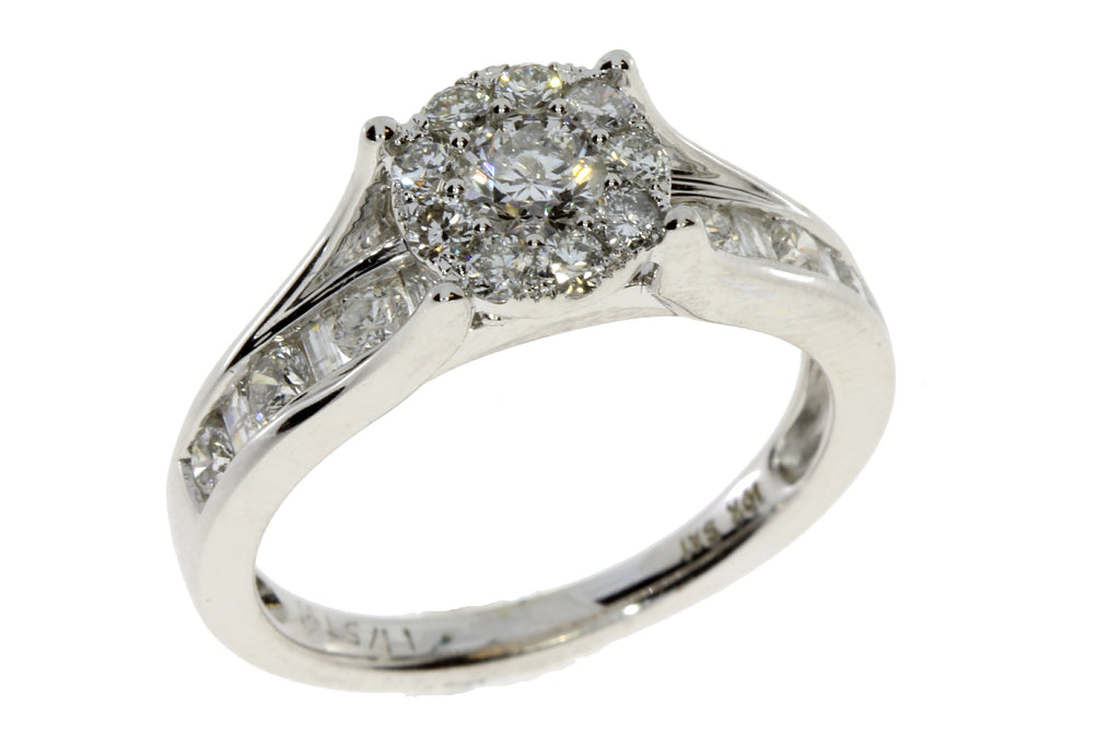Genuine 1.20ct Diamond Diamond Eng Only 10KT White Gold