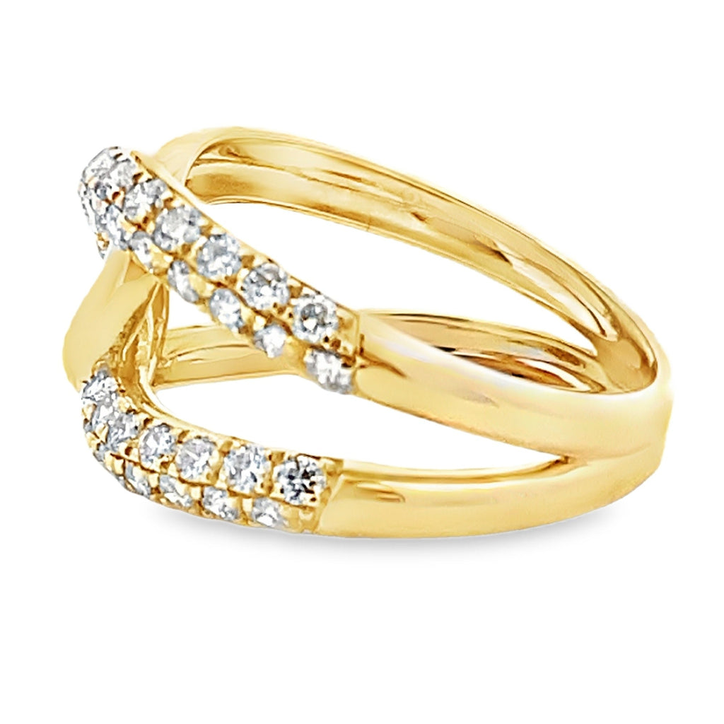 Genuine .80ct Diamond Ring 14KT White Gold