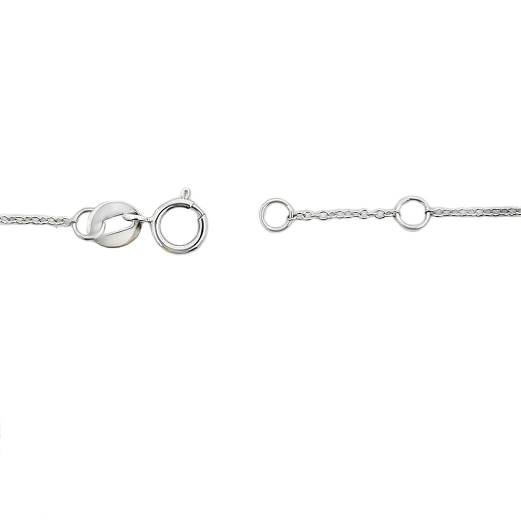 Natural .71ct Ruby Diamond Bracelet 14KT White Gold
