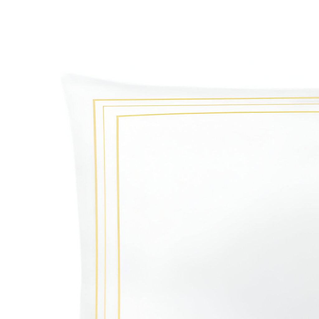 400TC Cotton Classic Embroidery Sateen Solid Duvet Cover Set