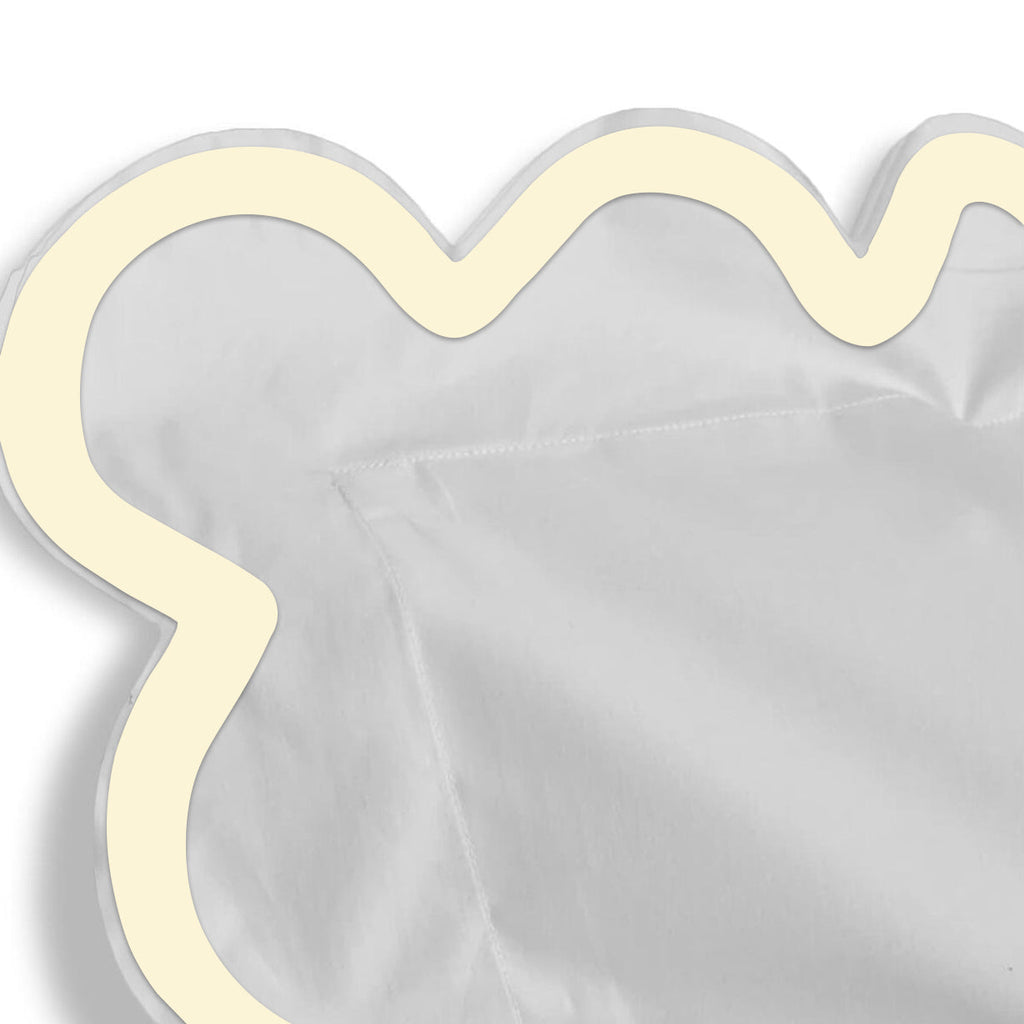 400TC Applique Scalloped Embroidery Cotton Duvet Cover Set