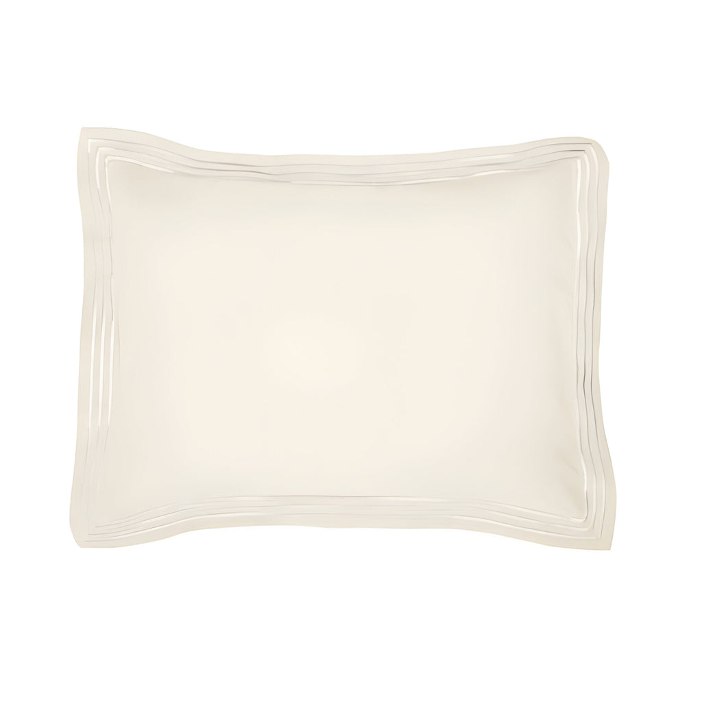 400TC Cotton Luxurious Triple Embroidery Sateen Solid Duvet Cover Set