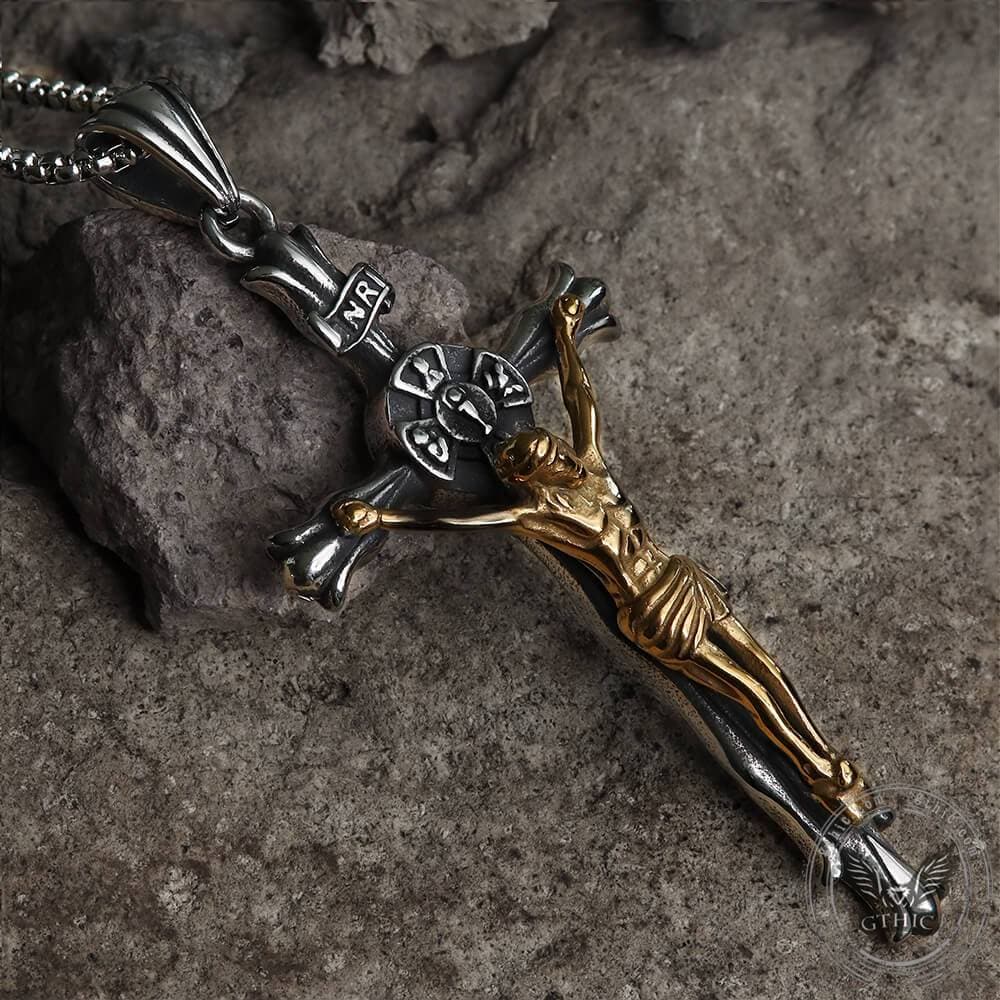 Jesus’ Suffering Stainless Steel Pendant