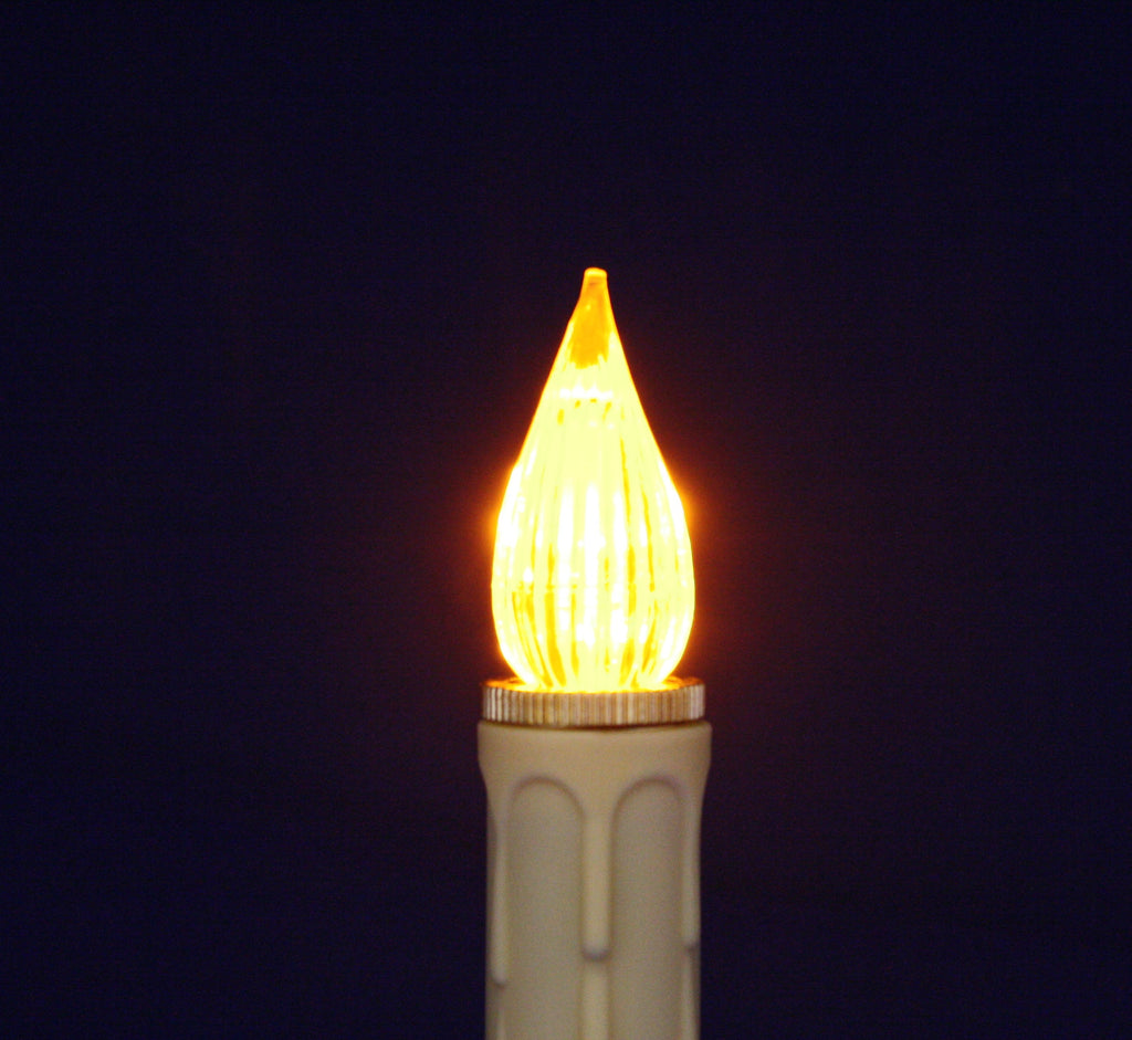 Candlestick Replacement LED Bulb - Sensor - 3 Volt - Yellow Light