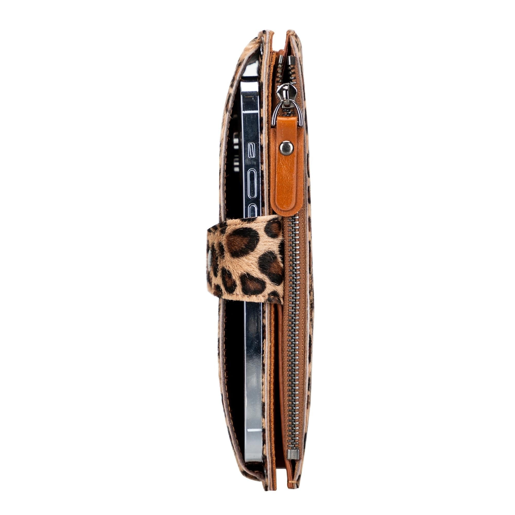 Kaycee Leather Women's Cell Phone Wallet with Strap