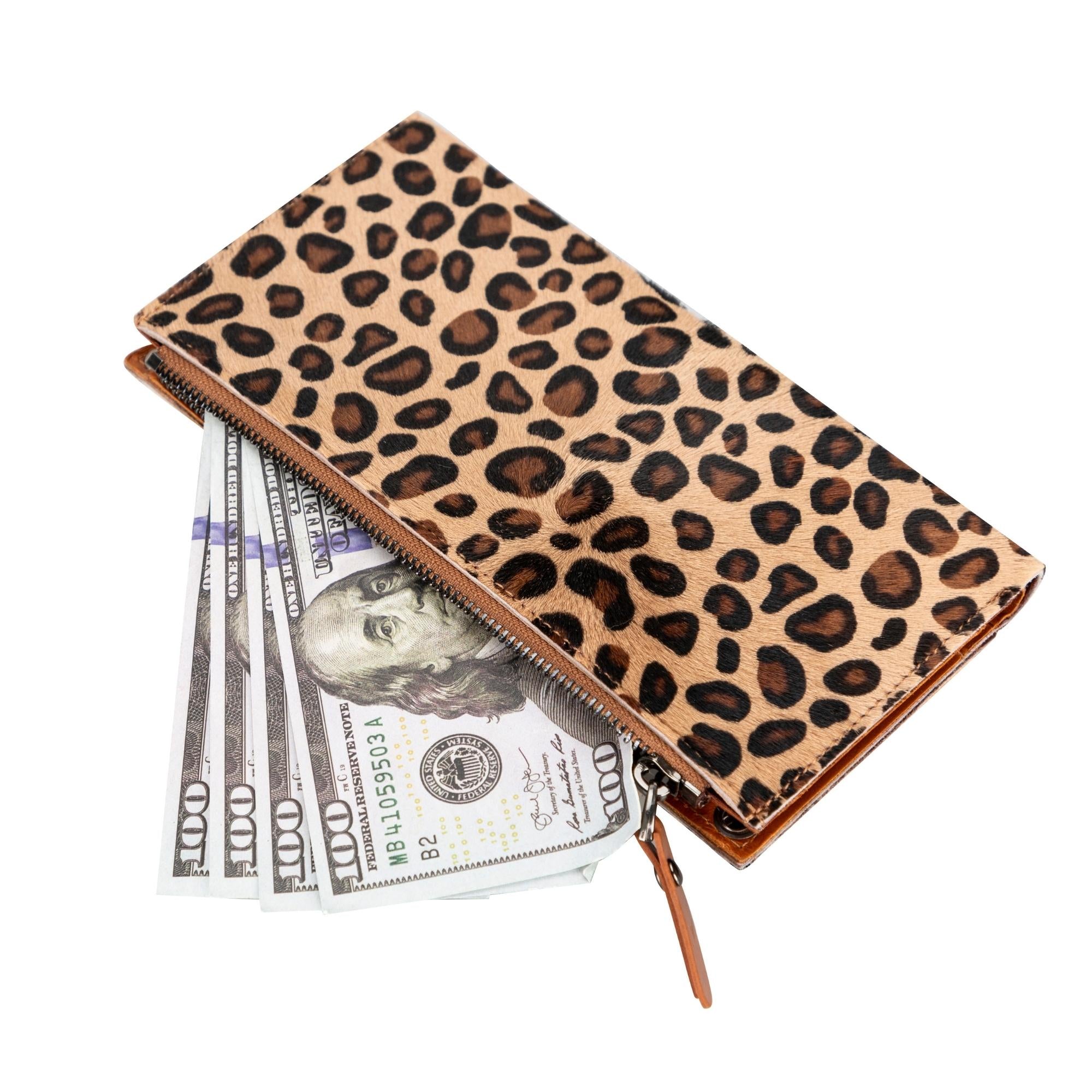 Kaycee Leather Women's Cell Phone Wallet with Strap