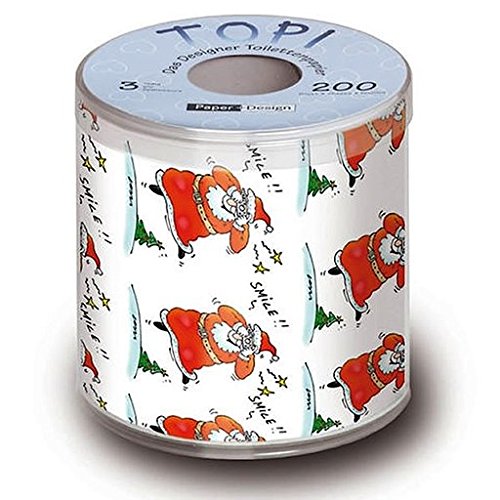 Christmas Design Toilet Paper Roll - Hearts