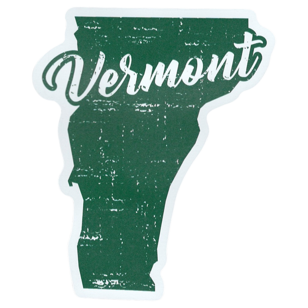 Large Flex Magnet - Vermont State Rustic Green