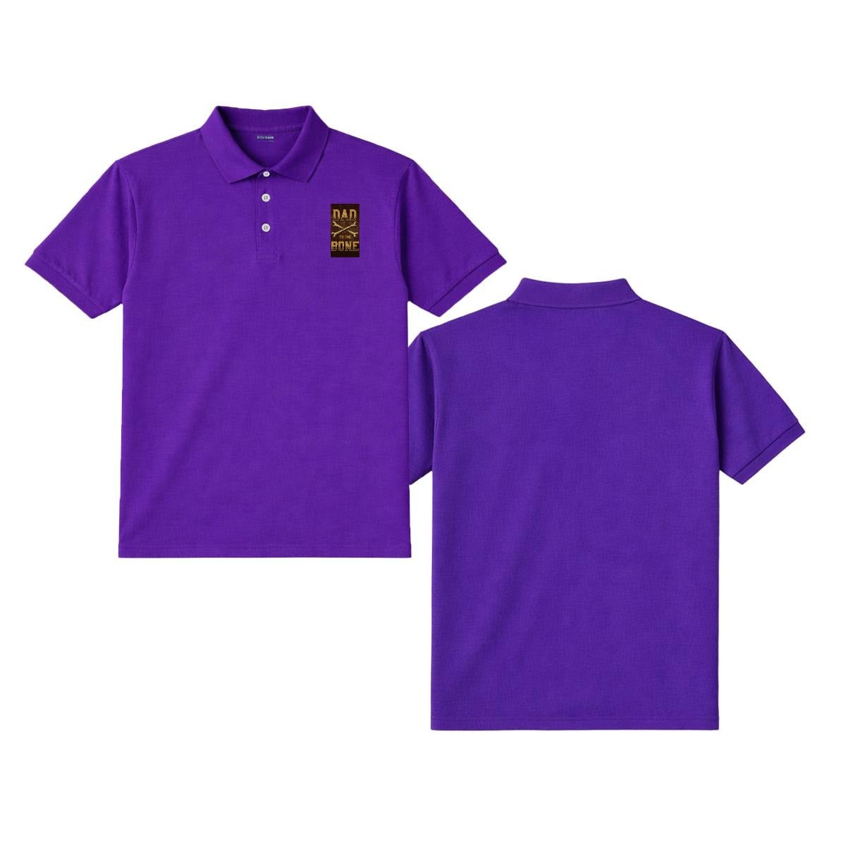 Dad to the Bone Adult Polo Jersey Shirt | Gildan 8800