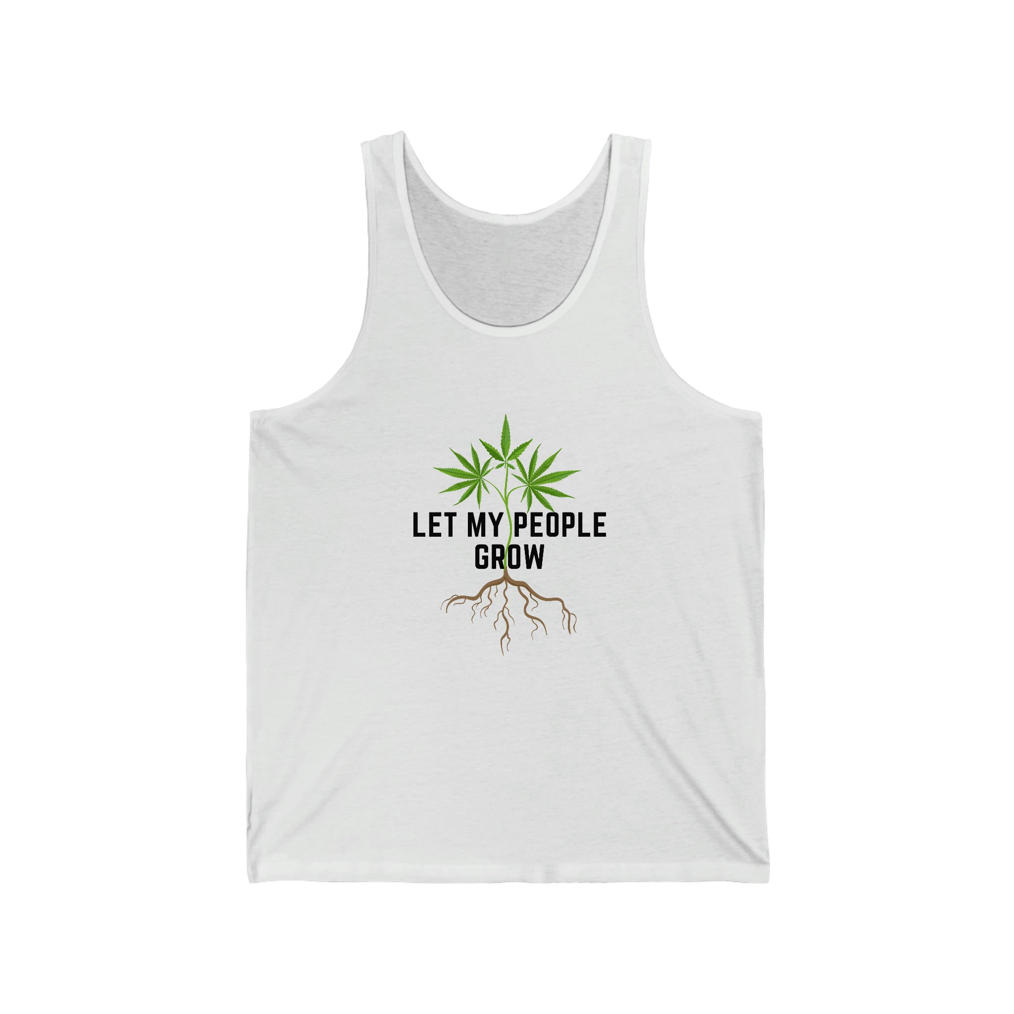 Let My People Grow Cannabis Jersey Tank