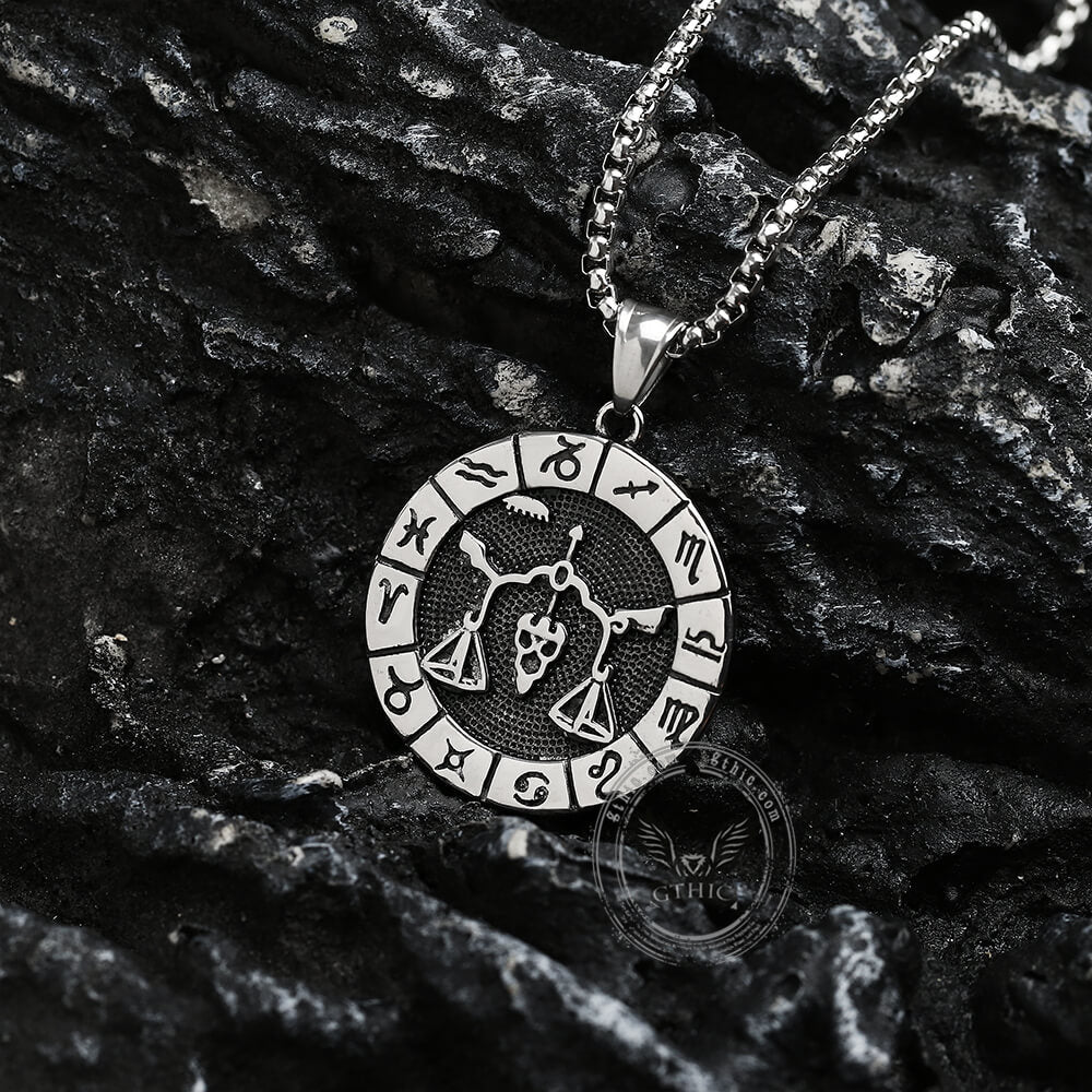 Libra Stainless Steel Pendant