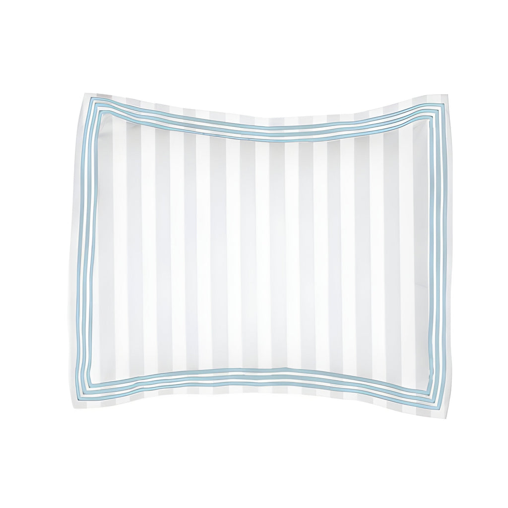 400TC Cotton Sateen Triple Edge Embroidery Stripe Duvet Cover Set