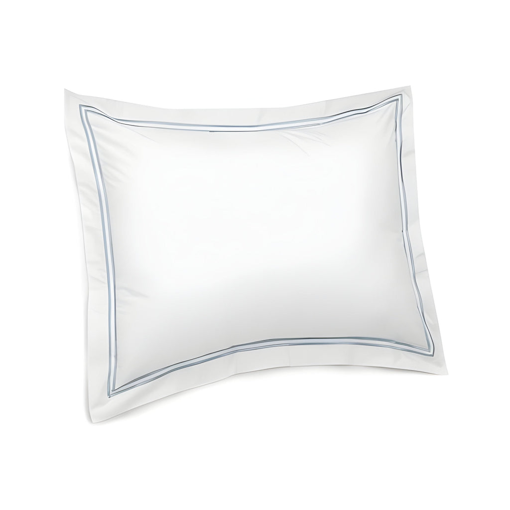 400TC Cotton Double Embroidery Sateen Solid Round Duvet Cover Set