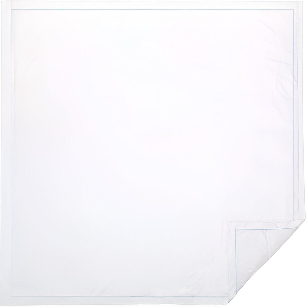400TC Cotton Single Edge Embroidery Sateen Solid Duvet Cover Set