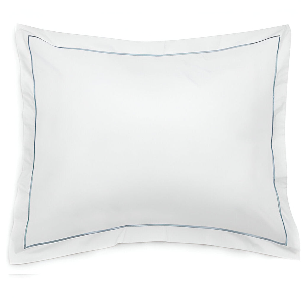 400TC Single Embroidery Sateen Solid Cotton Round Duvet Cover Set