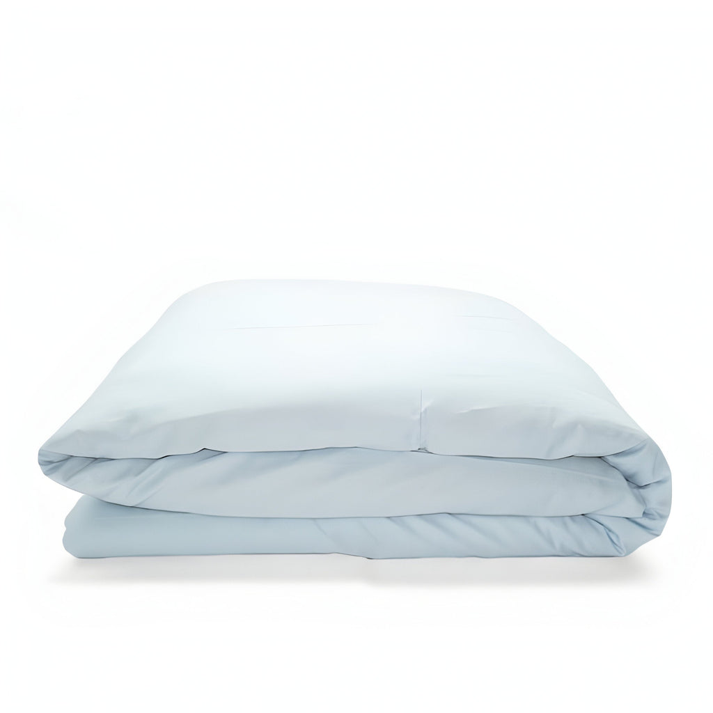400TC Cotton Sateen Solid Duvet Cover Set