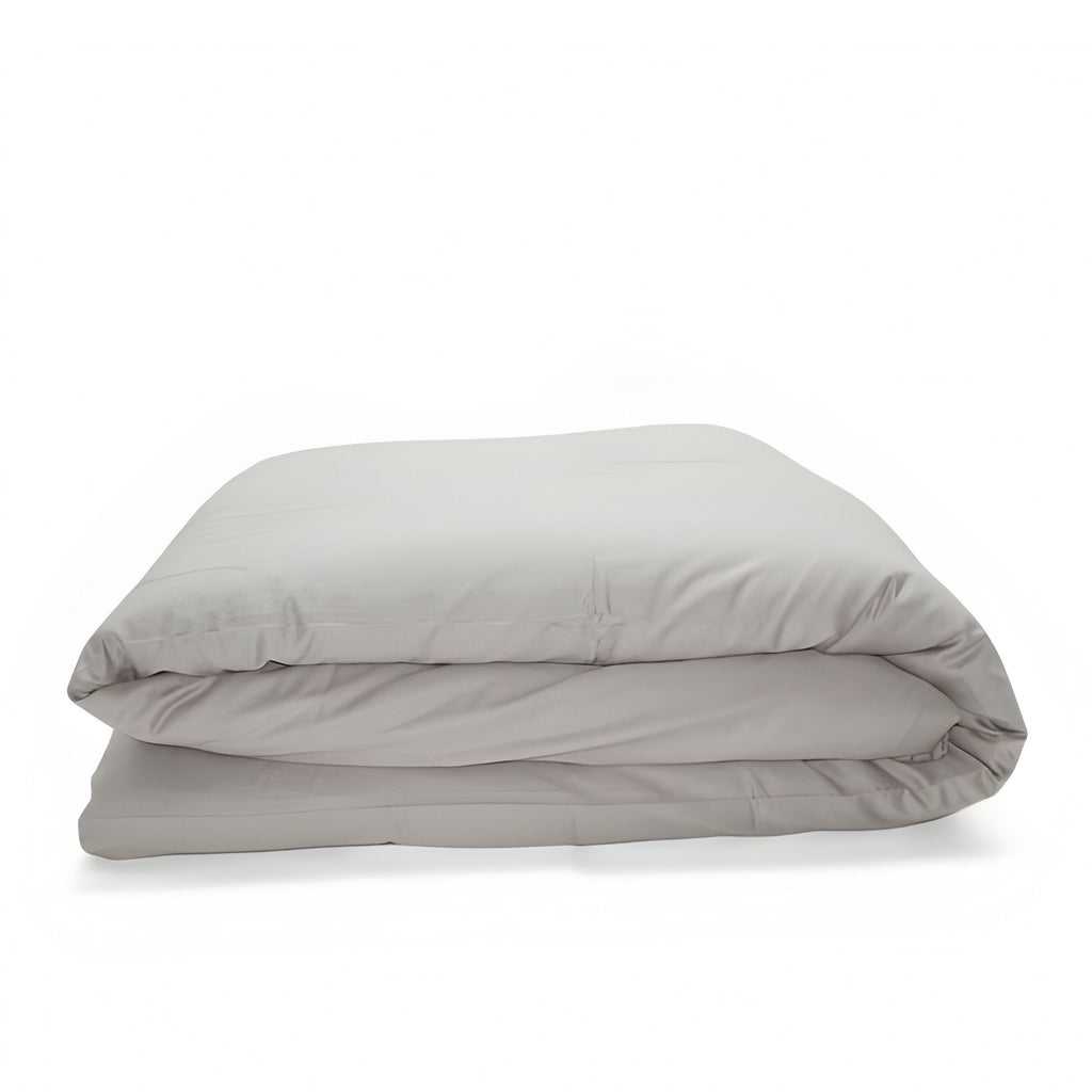 400TC Cotton Sateen Solid Duvet Cover Set
