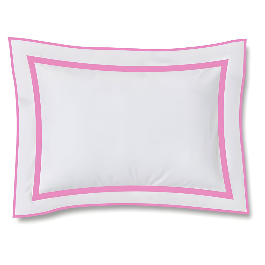 400TC Embroidery & Border Cotton Sateen Solid Duvet Cover Set