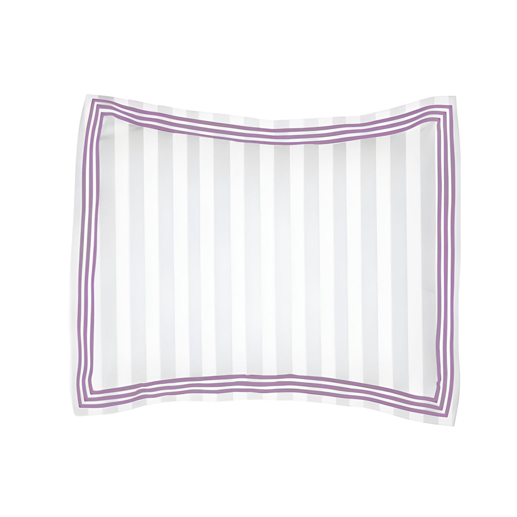 400TC Cotton Sateen Triple Edge Embroidery Stripe Duvet Cover Set