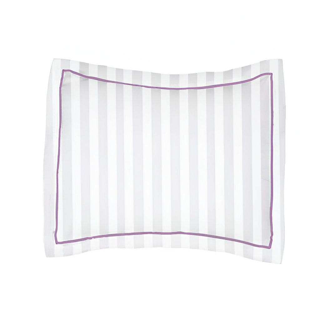 400TC Cotton Single Edge Embroidery Sateen Stripe Duvet Cover Set