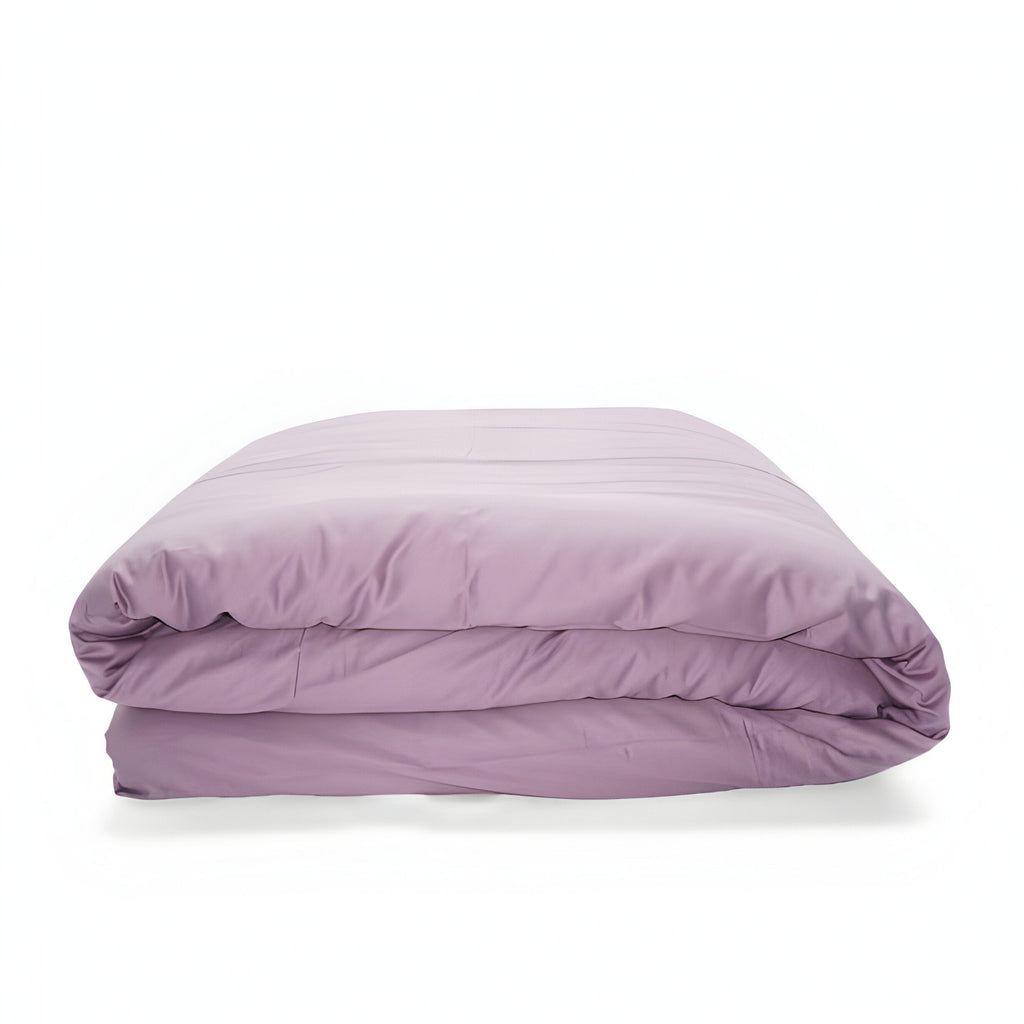 400TC Cotton Sateen Solid Duvet Cover Set