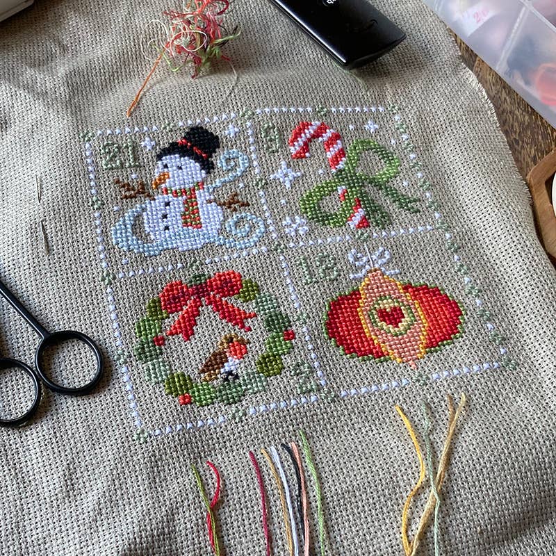 Love Poppet – Feeling Festive Advent Cross Stitch Kit