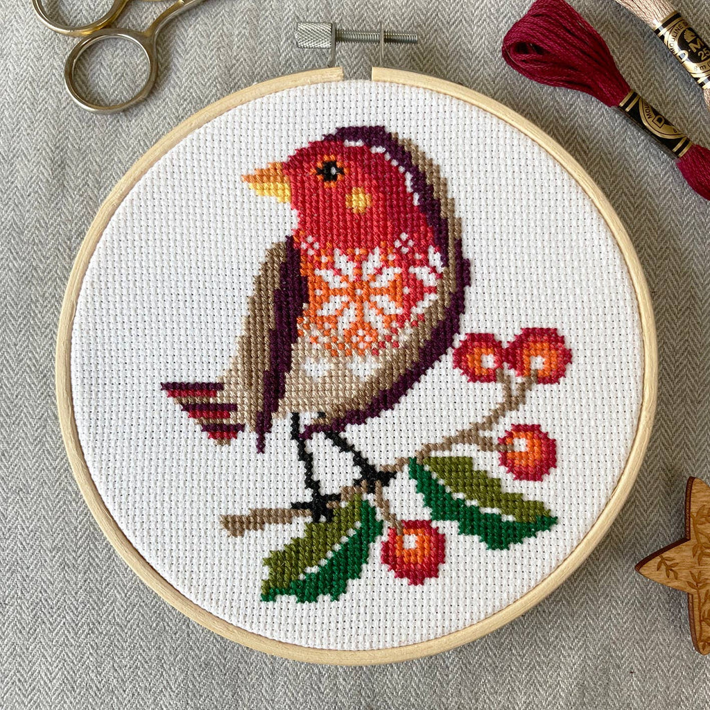 Love Poppet - Rockin Robin - Cross Stitch Kit