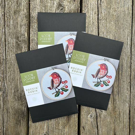 Love Poppet - Rockin Robin - Cross Stitch Kit