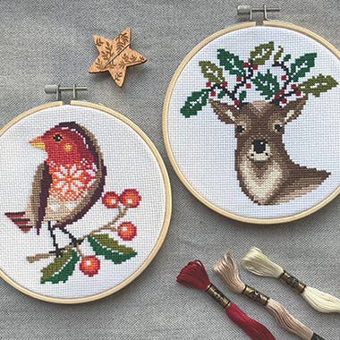 Love Poppet - Rockin Robin - Cross Stitch Kit