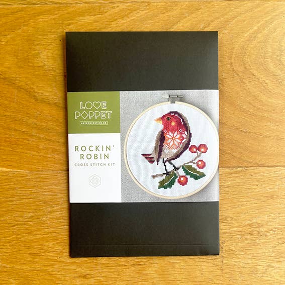 Love Poppet - Rockin Robin - Cross Stitch Kit