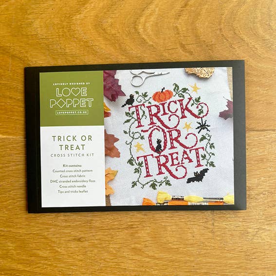 Love Poppet – Trick or Treat Cross Stitch Kit
