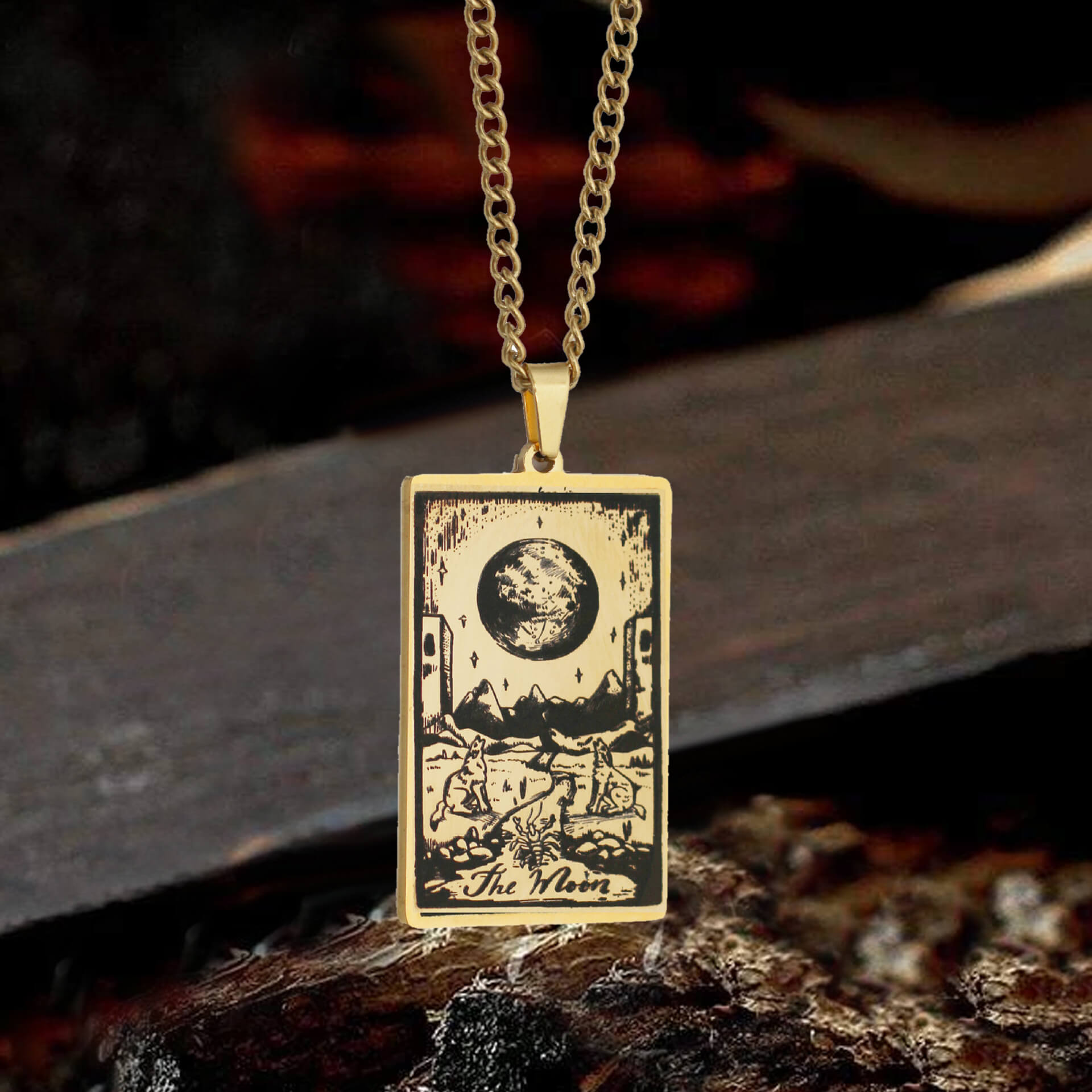 Major Arcana Tarot Stainless Steel Necklace