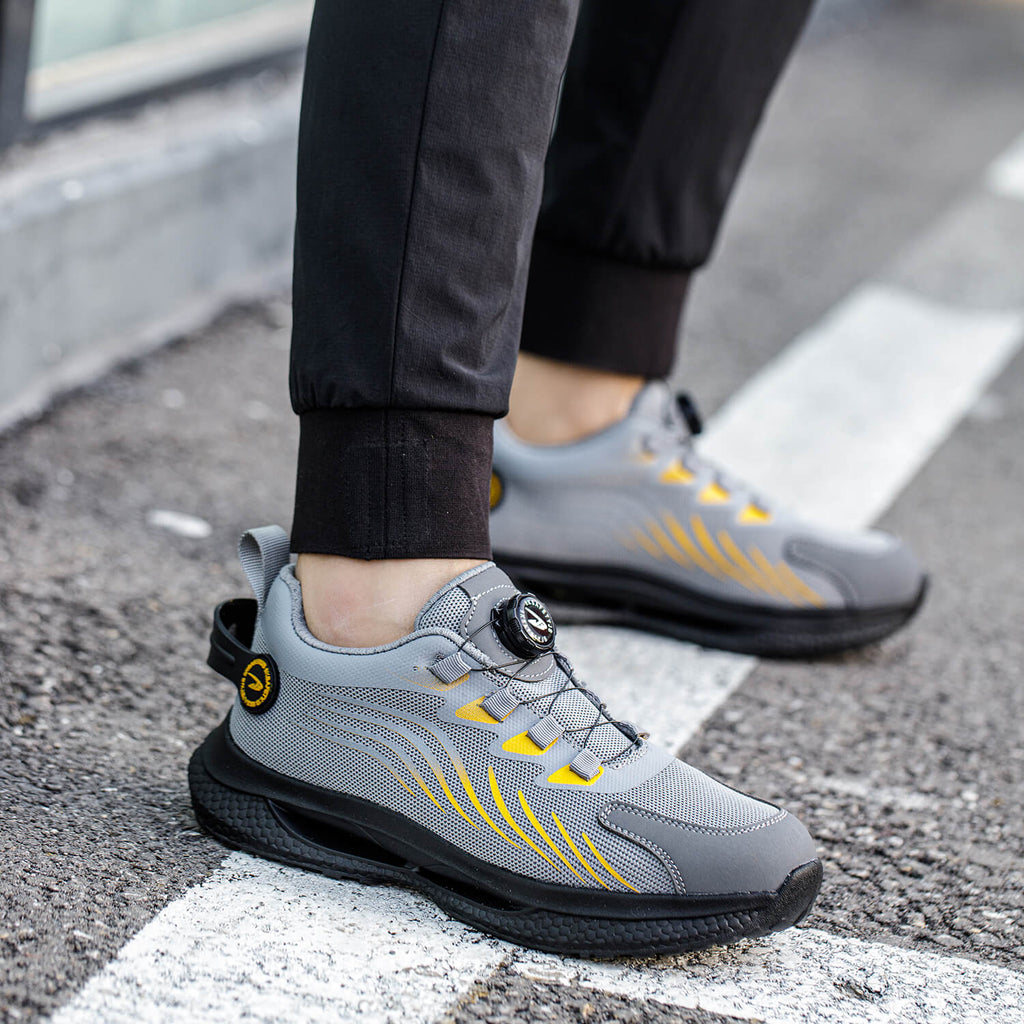 Maven Knob Lacing Steel Toe Work Sneakers