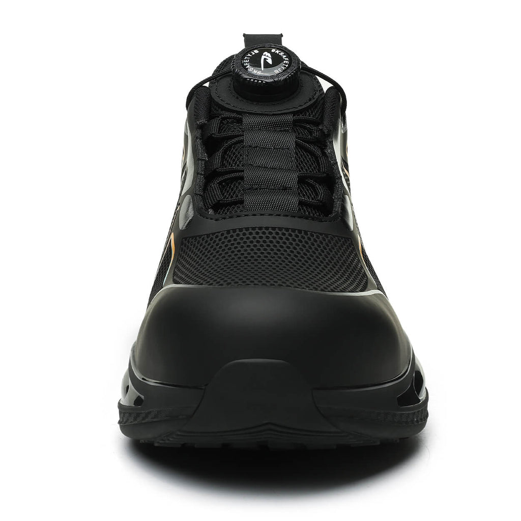Maven Knob Lacing Water-resistant Steel Toe Sneakers