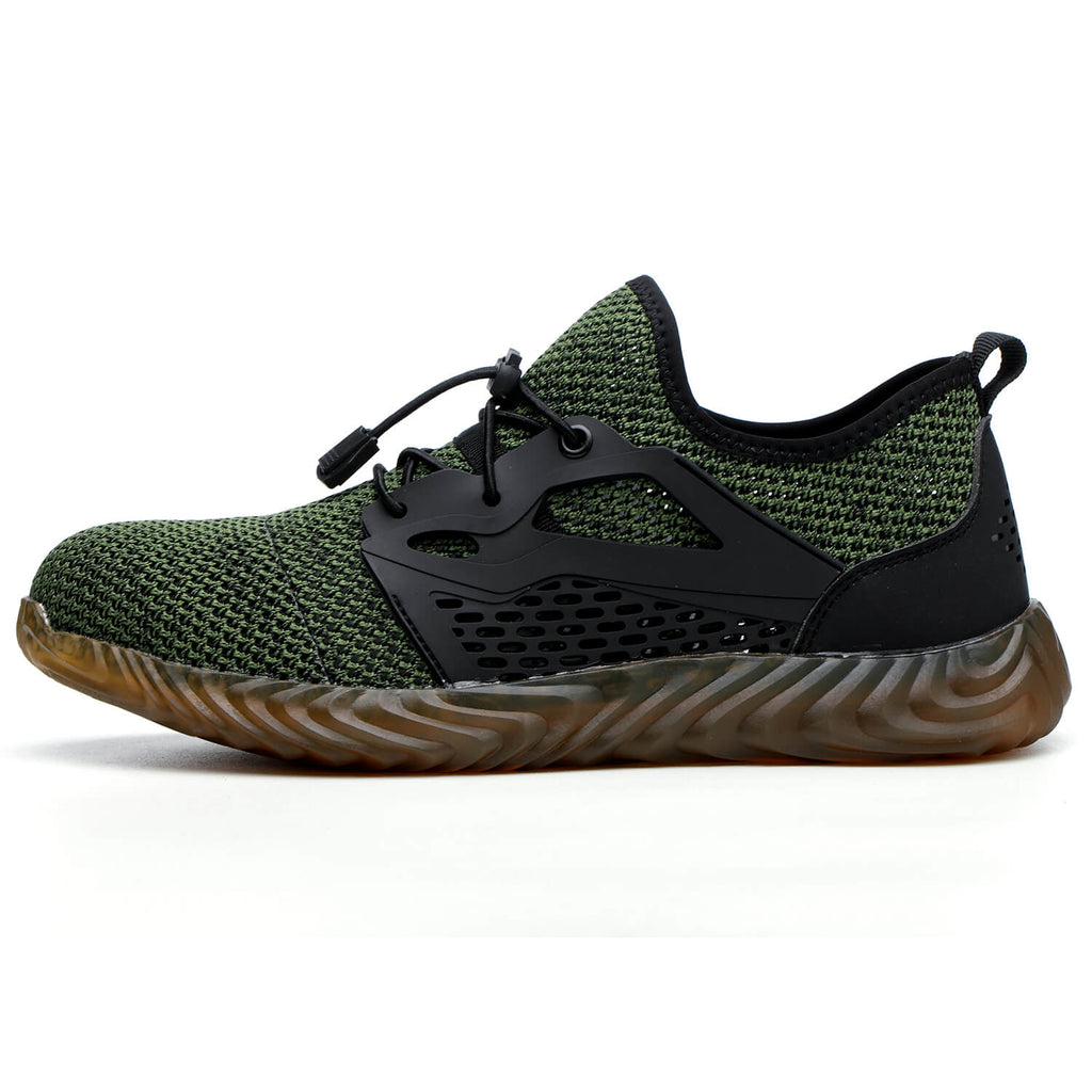 Maven Breathable Slip-Resistant Steel Toe Work Shoes