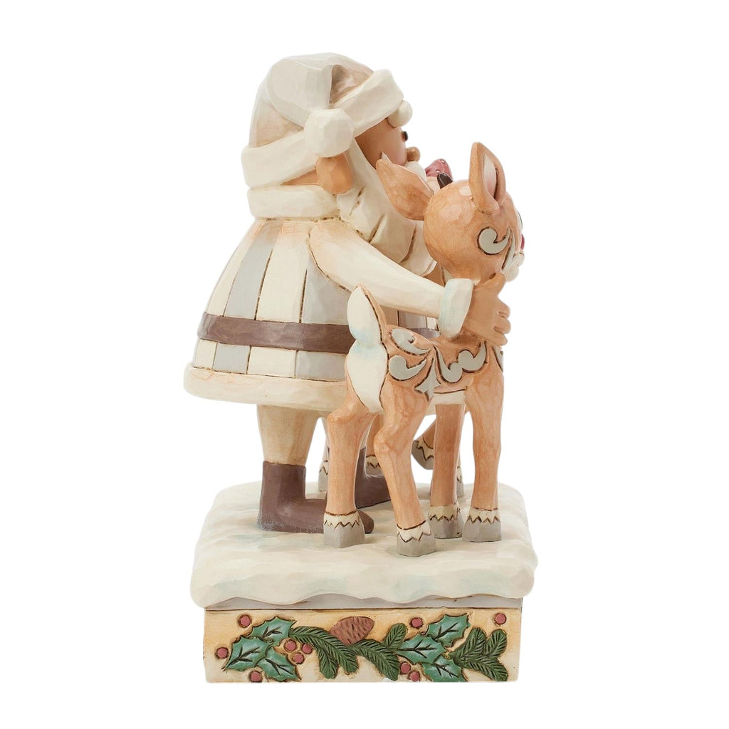 Woodland Santa with Rudolph and Clarice