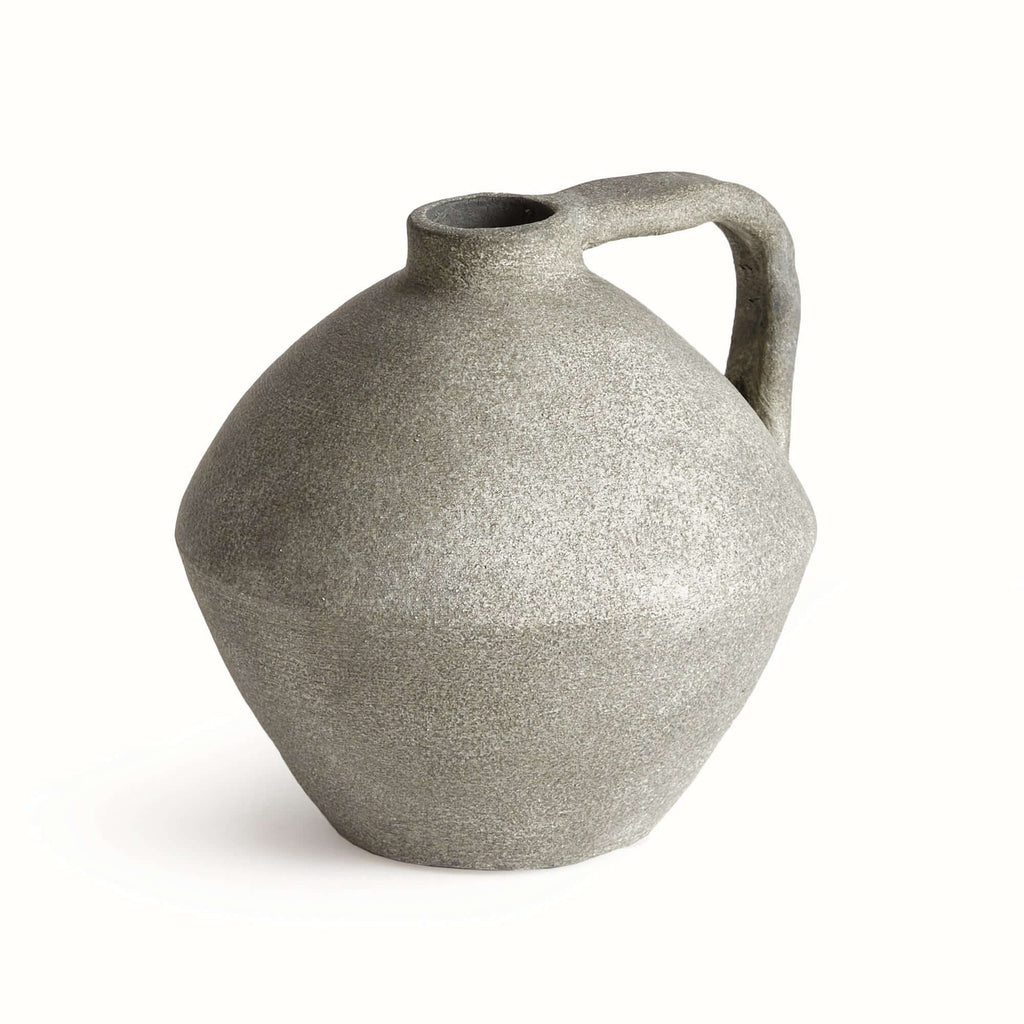 Mediterranean Terracotta Amphora Style Decorative Vase