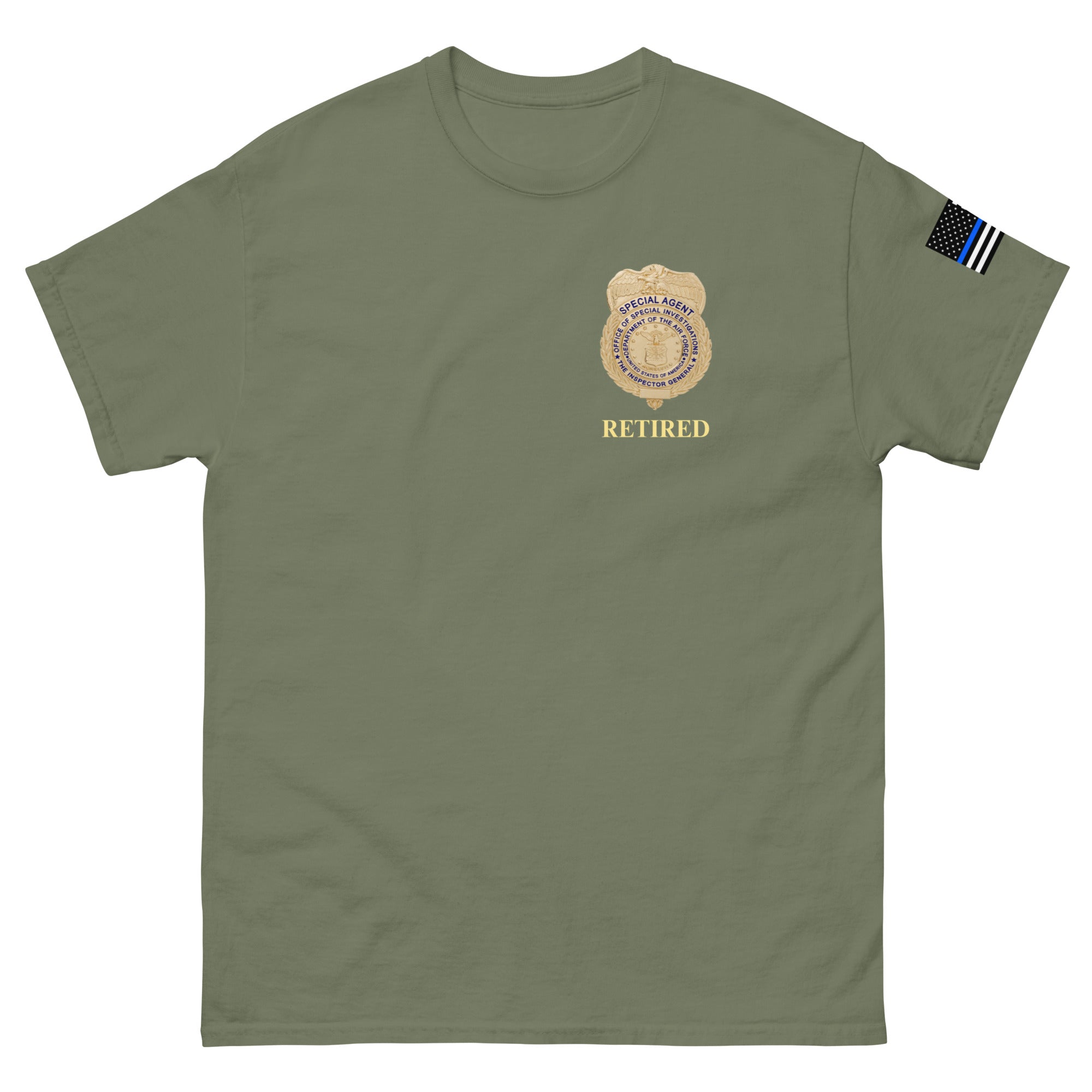 Retired OSI Badge and Shield - Classic Tee - Men's