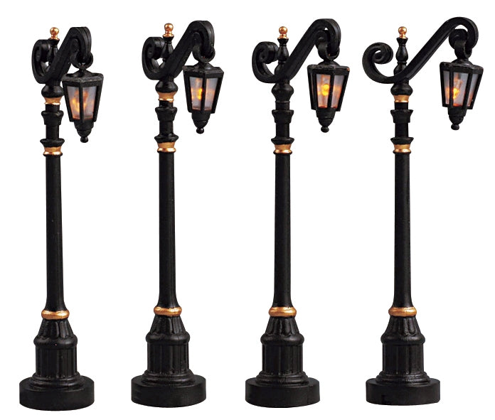 Colonial Street Lamp - Set Of 4