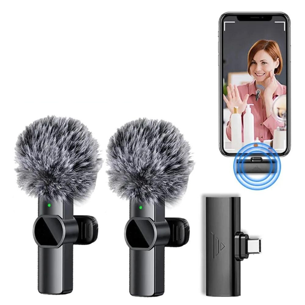 Noise Reduction Microphone for Mobile Phone 2 Mics Set ( Buy 1 Set, Get 2 Set Free)