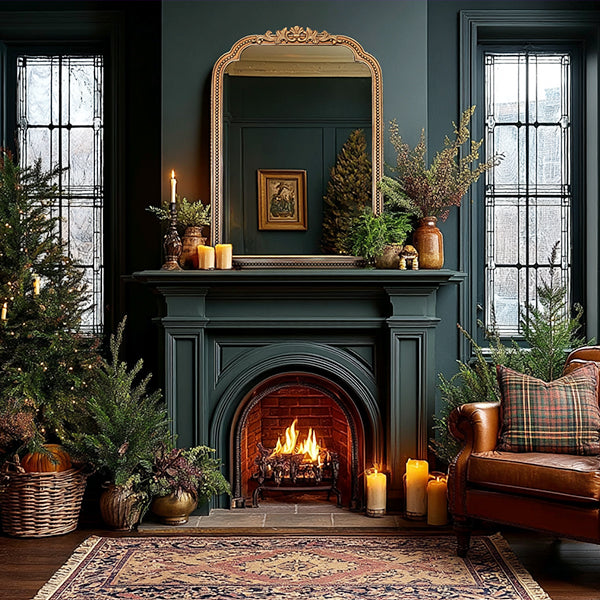 Antique Inspired Ornate Gold Mirror