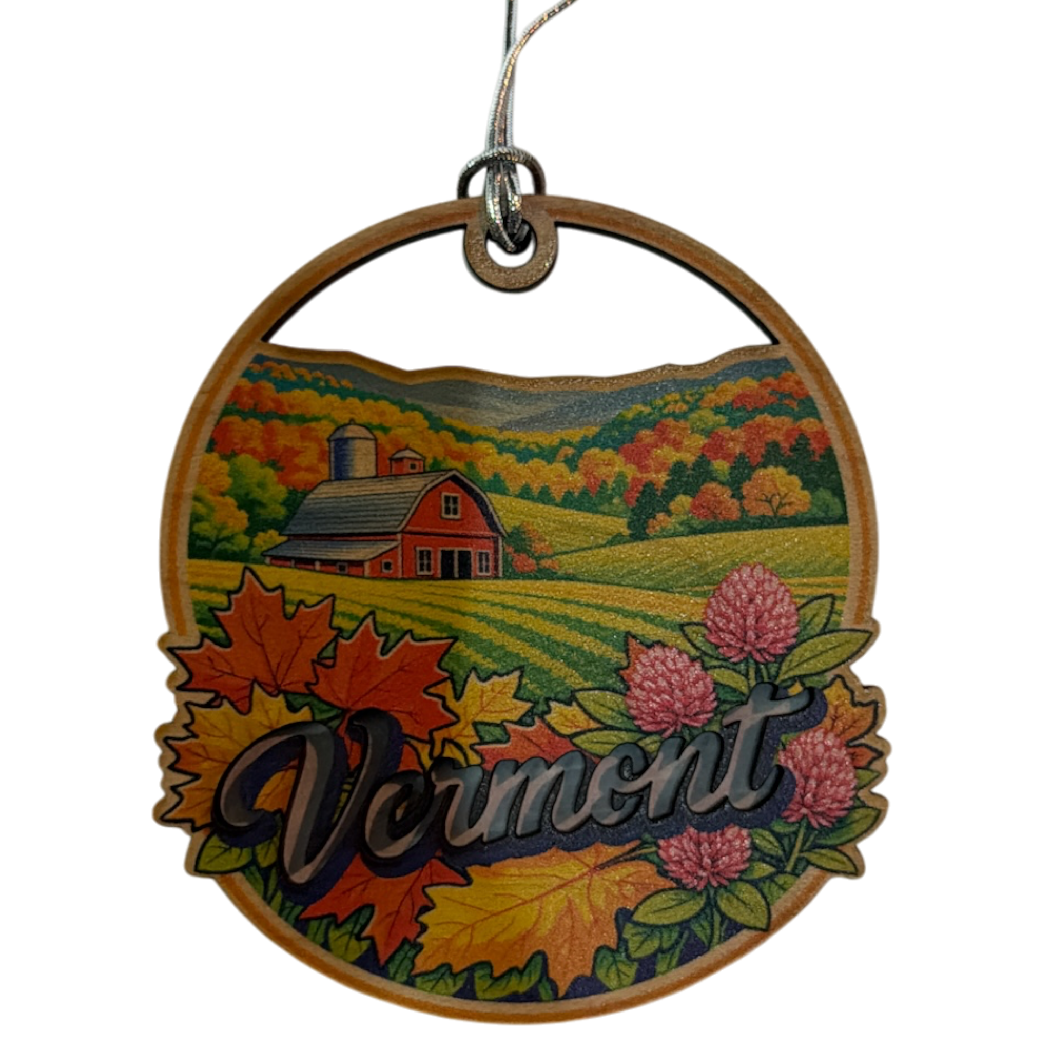 Vermont Autumn Farm Ornament