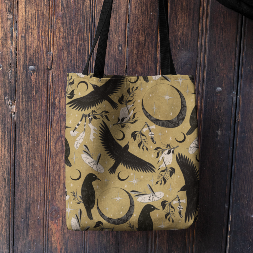 "Raven Moon" Heavy-Duty Canvas Tote Bag